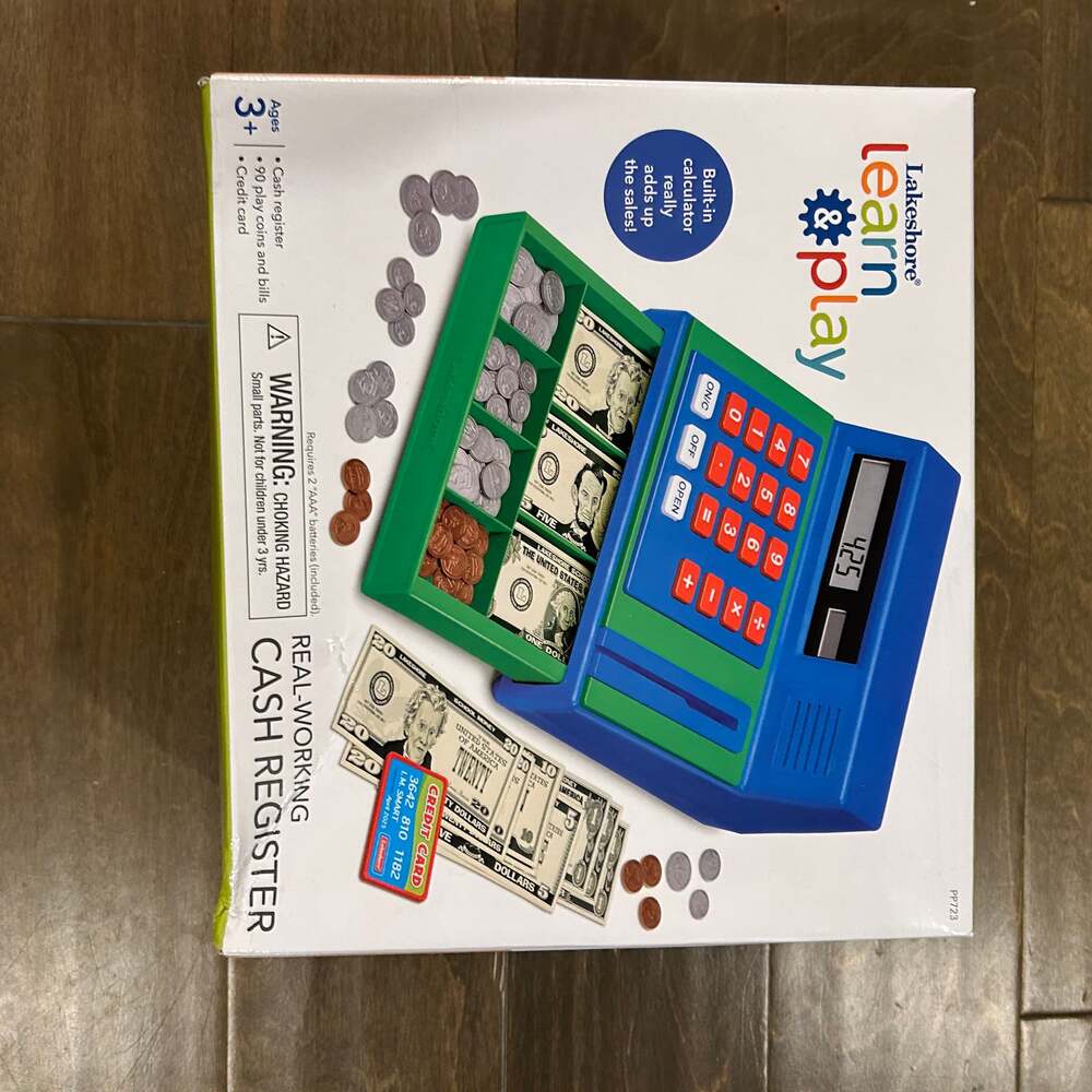 XX SOLD Lakeshore Real-Working Cash Register - Picture 1 of 3
